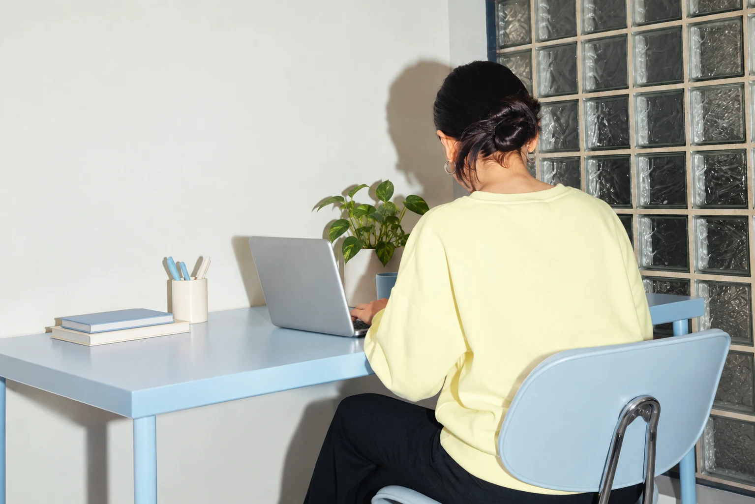 Daud Ibrahim Hassan’s workspace